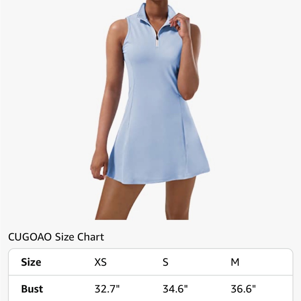 Blue golf/tennis dress